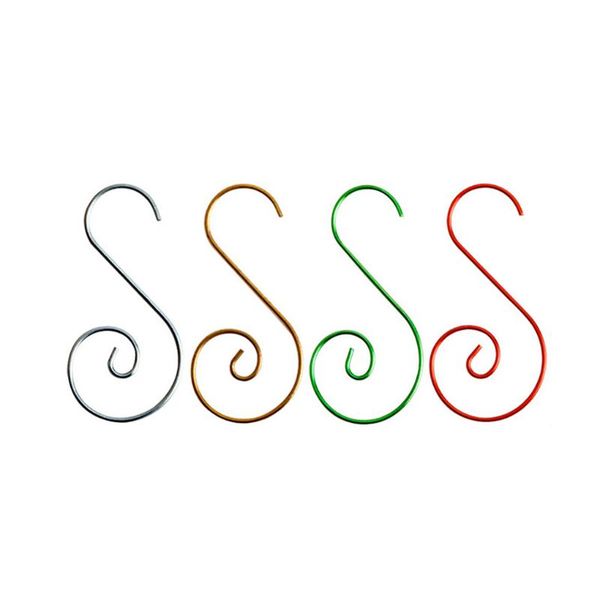 metal s-shaped hooks spiral swirl ornament hanger christmas tree decoration accessories
metal s-shaped hooks spiral swirl ornament hanger christmas tree decoration accessories