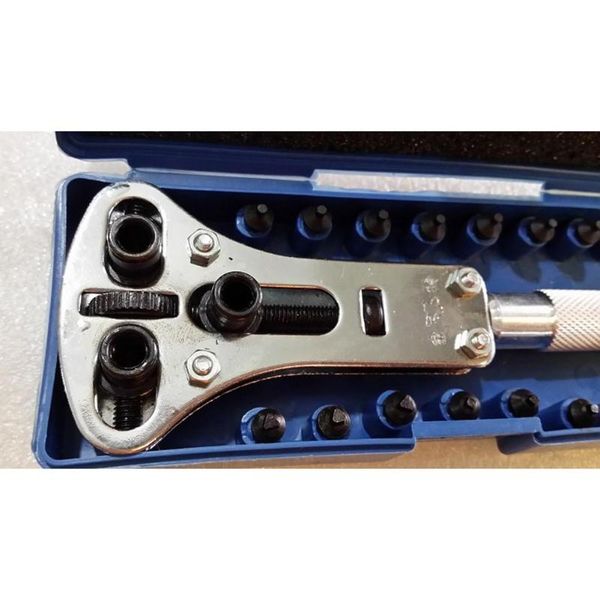 repair tools & kits watch back case opener wrench screw remover tool kit set + storage
repair tools & kits watch back case opener wrench screw remover tool kit set + storage