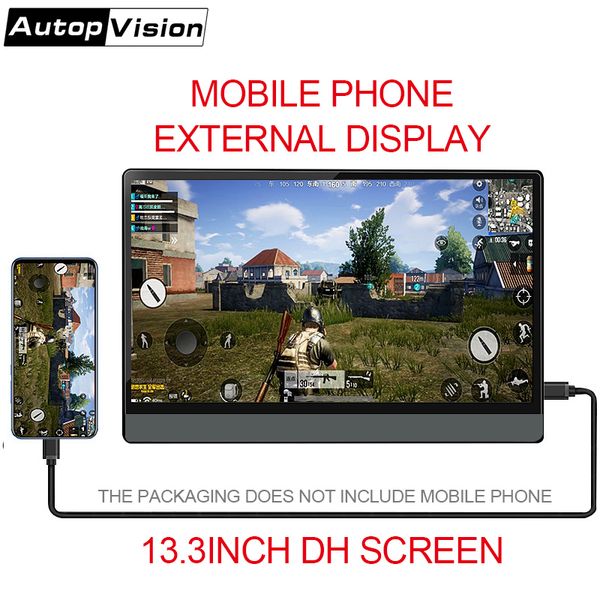 box cameras 13.3 inch 1080p portable display expansion touch screen computer android mobile phone external projection notebook second