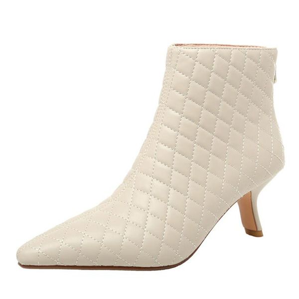 new faux leather woman high heel ankle boots shoes fashion zipper point toe black white 2020 autumn women boots shoes
new faux leather woman high heel ankle boots shoes fashion zipper point toe black white 2020 autumn women boots shoes