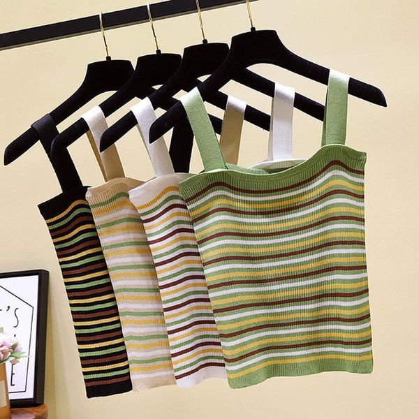 sweater vest women spaghetti strap knitted summer fashion chic beach camisole sleeveless vest knitwear ladies elastic, White;black
sweater vest women spaghetti strap knitted summer fashion chic beach camisole sleeveless vest knitwear ladies elastic, White;black