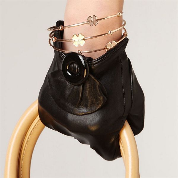 five fingers gloves brand genuine leather fashion black women sheepskin autumn winter warm wrist buckle driving glove l078nq, Blue;gray
five fingers gloves brand genuine leather fashion black women sheepskin autumn winter warm wrist buckle driving glove l078nq, Blue;gray