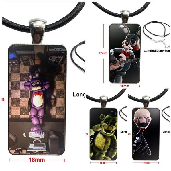 for men women sfm fnaf animatronics black necklace fashion long chain with rectangle necklace jewelry, Silver
for men women sfm fnaf animatronics black necklace fashion long chain with rectangle necklace jewelry, Silver