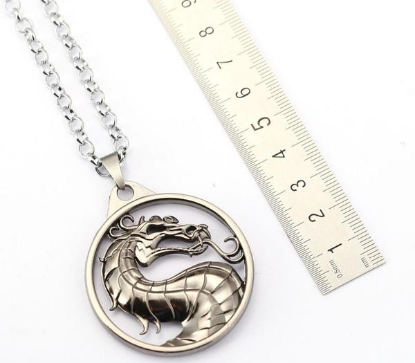 ms jewelry mortal kombat necklace gragon pendant necklace friendship men women game choker11, Silver
ms jewelry mortal kombat necklace gragon pendant necklace friendship men women game choker11, Silver
