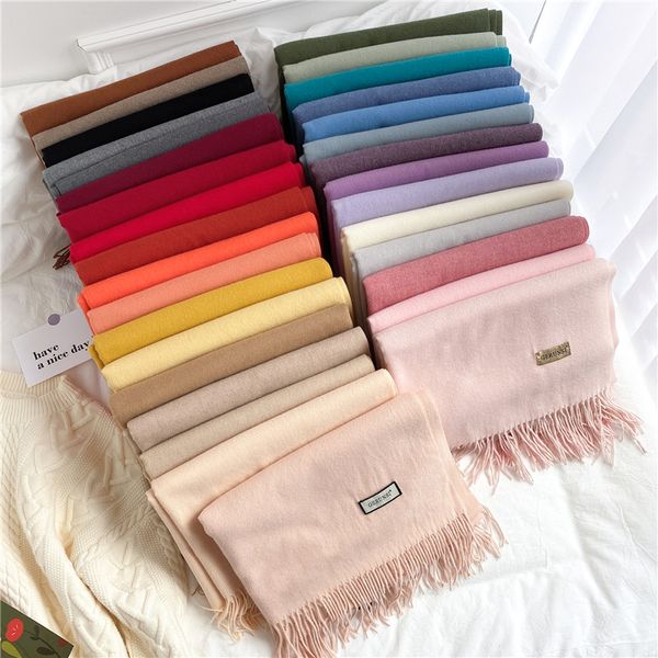 solid color cashmere dual-use female winter korean style autumn winter all-match student thickened scarf simple warm shawl women, Blue;gray
solid color cashmere dual-use female winter korean style autumn winter all-match student thickened scarf simple warm shawl women, Blue;gray