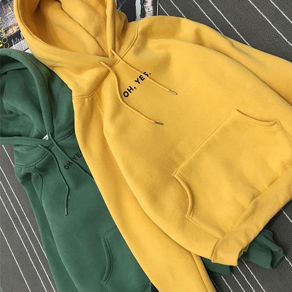 women oh yes letter print hoodies casual harajuku long sleeve pullovers autumn winter hooded sweatshirts streetwear, Black
women oh yes letter print hoodies casual harajuku long sleeve pullovers autumn winter hooded sweatshirts streetwear, Black