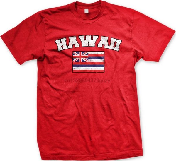 hawaii state flag state colors hometown pirde america -mens t-shirt
