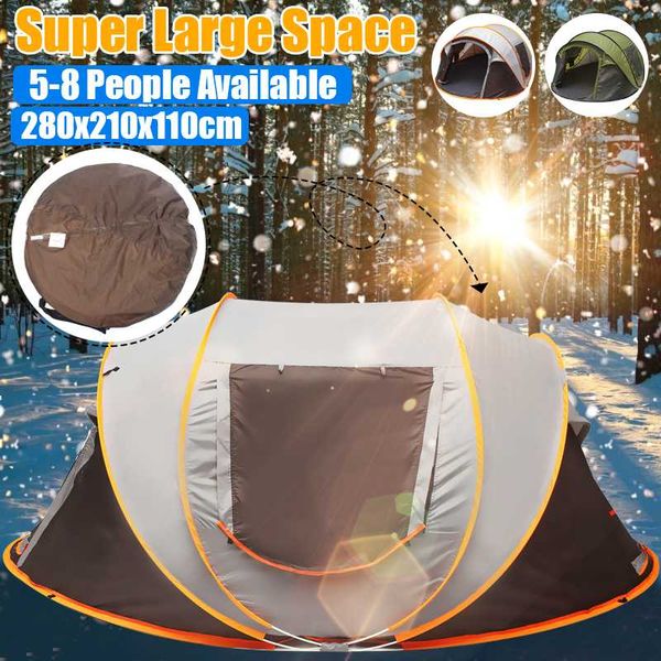 tents and shelters 5-8 people fully automatic camping tent windproof waterproof -up family outdoor instant setup 4 season
tents and shelters 5-8 people fully automatic camping tent windproof waterproof -up family outdoor instant setup 4 season