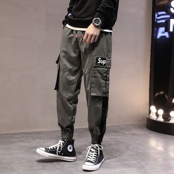 men's 2020 autumn and overalls casual pantswinter youth fashion brand large size pants overalls multi-bag color matching casual pants, Blue
men's 2020 autumn and overalls casual pantswinter youth fashion brand large size pants overalls multi-bag color matching casual pants, Blue