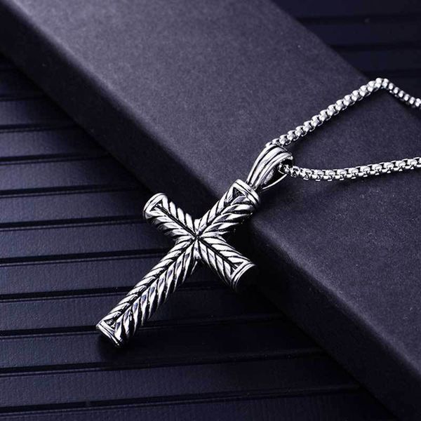 chains noter 2021 necklace mens antique cross hiphop titanium pendant long chain link male accessories, Silver
chains noter 2021 necklace mens antique cross hiphop titanium pendant long chain link male accessories, Silver