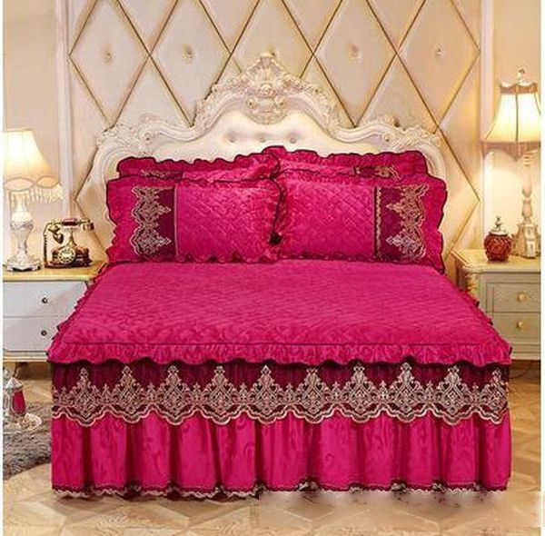 euro sytle crystal velvet fabric solid color bedskirt sets lace edge bedspreads 3pcs bedcover pilowcase sets quality bedding set
euro sytle crystal velvet fabric solid color bedskirt sets lace edge bedspreads 3pcs bedcover pilowcase sets quality bedding set