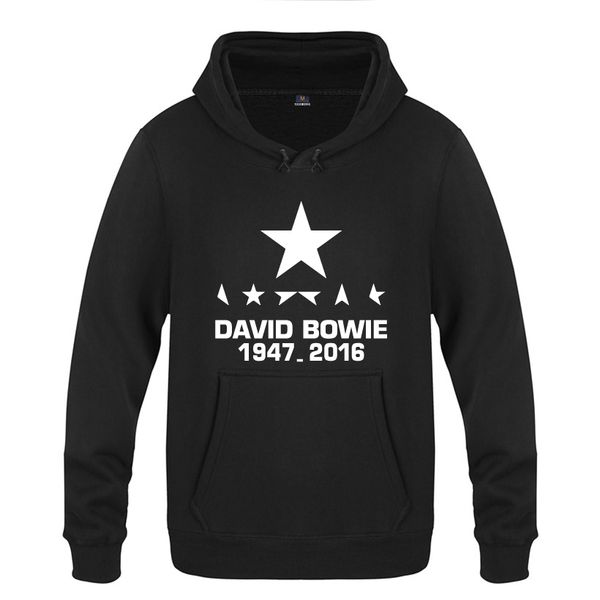 r.i.p david bowie rock music sweatshirts men 2018 mens hooded fleece pullover hoodies