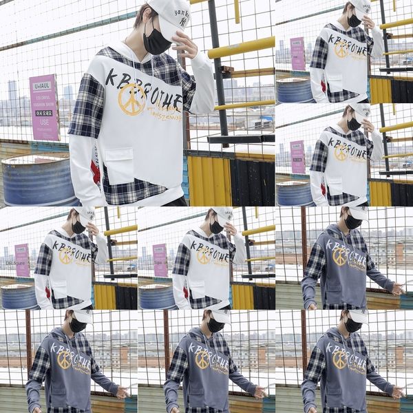 2020 sweater pullover new winter men's sweater trendy casual hooded korean pullover hoodie men's trendy fashion student long sleev, Black
2020 sweater pullover new winter men's sweater trendy casual hooded korean pullover hoodie men's trendy fashion student long sleev, Black