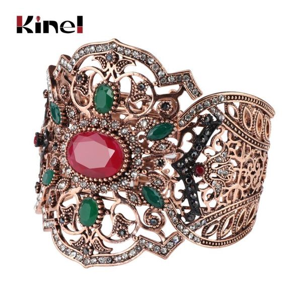 bangle unique vintage jewelry for women antique gold turkish style can adjust size charm big bracelet party accessories, Black
bangle unique vintage jewelry for women antique gold turkish style can adjust size charm big bracelet party accessories, Black