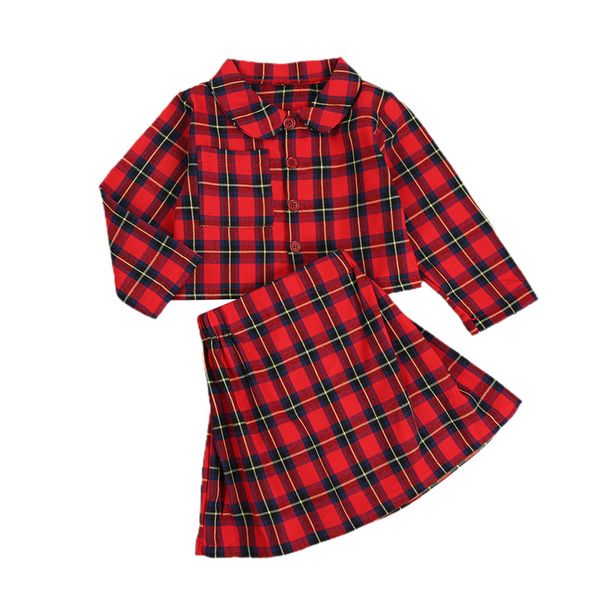 clothing sets baby girls's christmas-themed 2pcs suit red and black check pattern cute long sleeve shirt with short a-line skirt set 2-, White
clothing sets baby girls's christmas-themed 2pcs suit red and black check pattern cute long sleeve shirt with short a-line skirt set 2-, White