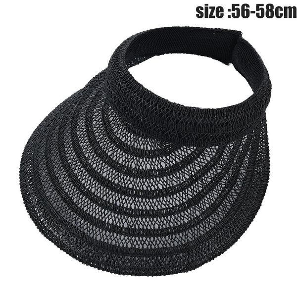 wide brim hats ly summer empty straw visor ladies hat casual wild sun do99, Blue;gray 
wide brim hats ly summer empty straw visor ladies hat casual wild sun do99, Blue;gray