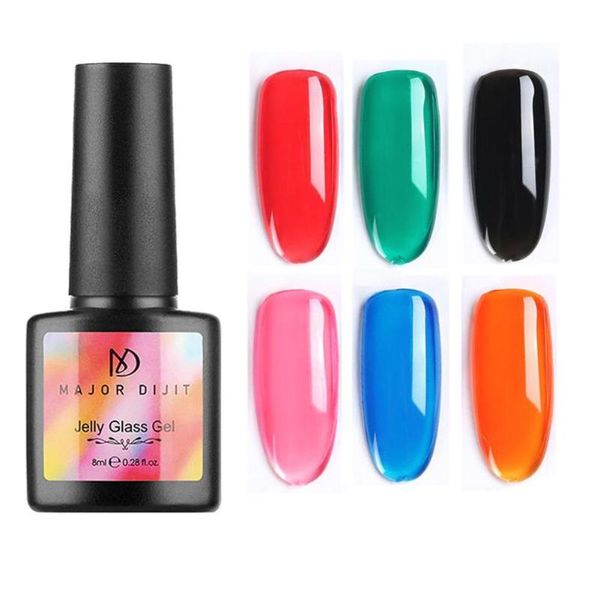 major dijit jelly solid color uv led gel polish soak off lacquer nail decor, Red;pink
major dijit jelly solid color uv led gel polish soak off lacquer nail decor, Red;pink