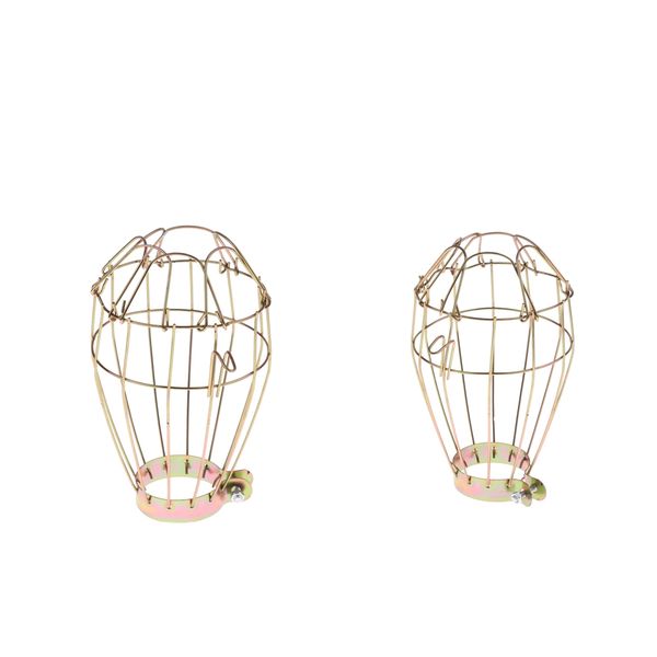 2 pcs insulation protective guard reptilian mesh lampshade for heat lamp