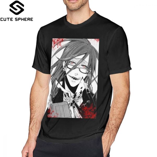black butler t shirt bloody grell sutcliff t-shirt men beach tee shirt short sleeves oversize printed cotton awesome tshirt
black butler t shirt bloody grell sutcliff t-shirt men beach tee shirt short sleeves oversize printed cotton awesome tshirt