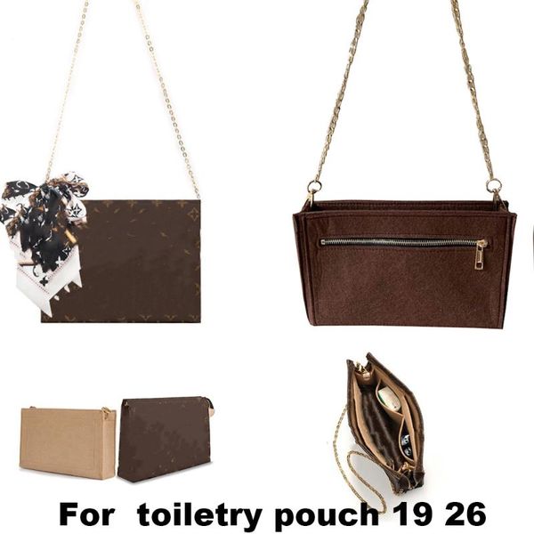 for toiletry pouch 19/26 bag purse insert organizer makeup handbag travel organizer inner purse cosmetic bag base shaper - 2pcs
for toiletry pouch 19/26 bag purse insert organizer makeup handbag travel organizer inner purse cosmetic bag base shaper - 2pcs