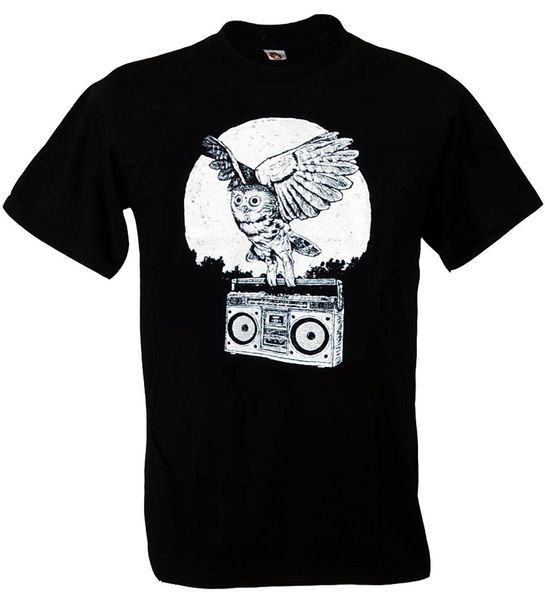 print tees short sleeve o-neck owl ghetto blaster music hip hop techno mens t-shirt xl men summer style
print tees short sleeve o-neck owl ghetto blaster music hip hop techno mens t-shirt xl men summer style
