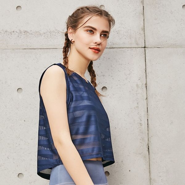 летние новые полосатая сетка дышащей удобной быстросохнущей одежды shirtshirt рубашка блузки для женщин лето нового полосатых сеток йоги жил
летние новые полосатая сетка дышащей удобной быстросохнущей одежды shirtshirt рубашка блузки для женщин лето нового полосатых сеток йоги жил