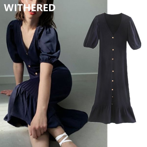 withered ins fashion blogger vintage knitted single breasted summer dress women vestidos de fiesta de noche vestidos party dress, Black;gray
withered ins fashion blogger vintage knitted single breasted summer dress women vestidos de fiesta de noche vestidos party dress, Black;gray