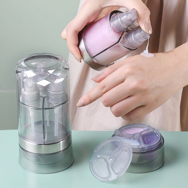 6 in 1 creative fashion portable sub-bottle transparent cosmetic spray bottle traveling small spray bottle refillable bottles
6 in 1 creative fashion portable sub-bottle transparent cosmetic spray bottle traveling small spray bottle refillable bottles