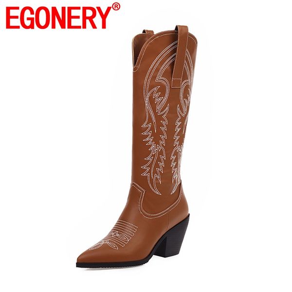 egonery woman knee high boots fashion high heels women's shoes spring autumn punk pointed toe western boots drop shipping, Black
egonery woman knee high boots fashion high heels women's shoes spring autumn punk pointed toe western boots drop shipping, Black