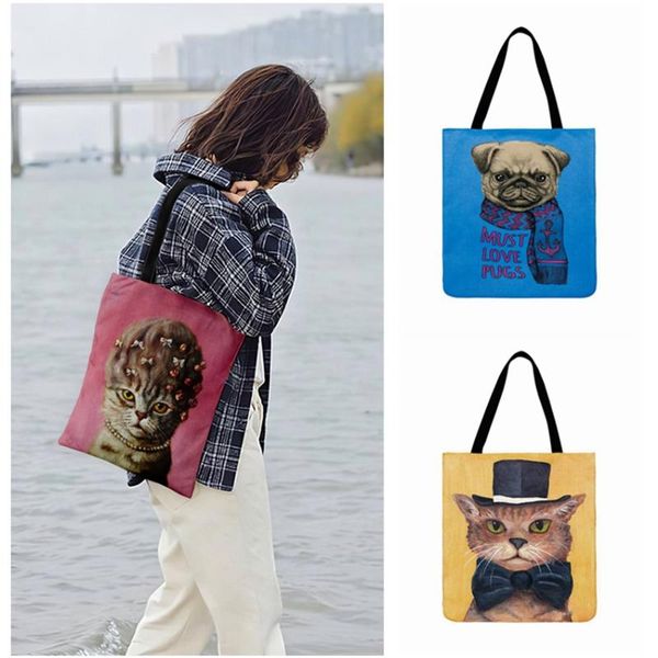 cute puppy and kitten painting print tote bag for woman casual tote fashion shopping bag ladies shoulder outdoor beach bags
cute puppy and kitten painting print tote bag for woman casual tote fashion shopping bag ladies shoulder outdoor beach bags