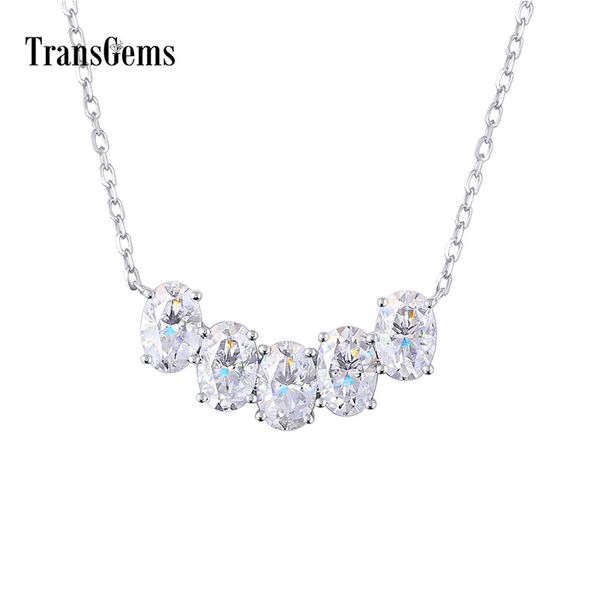 transgems 14k 585 white gold 2.5ctw 4x6mm gh/def color oval cut moissanite pendant necklace for women wedding gifts party wear y200620, Silver
transgems 14k 585 white gold 2.5ctw 4x6mm gh/def color oval cut moissanite pendant necklace for women wedding gifts party wear y200620, Silver