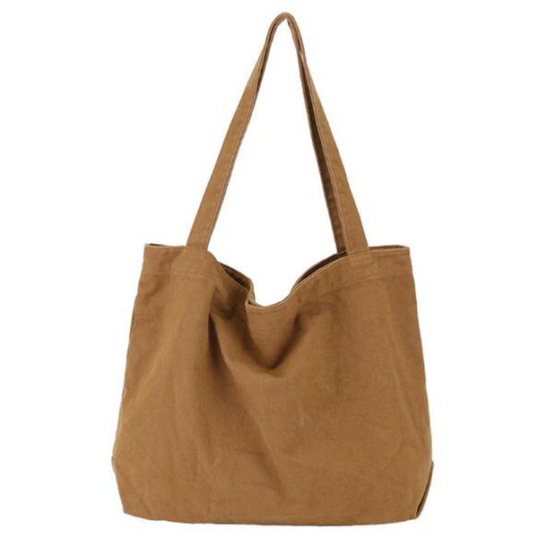 handbag canvas bag large capacity tote woman solid color light shoulder bag casual vintage beach shopping
handbag canvas bag large capacity tote woman solid color light shoulder bag casual vintage beach shopping