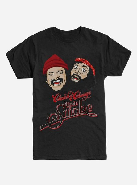 cheech chong up in smoke anthony stoner funny black t-shirt low rider s-6xl