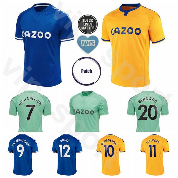 20 21 everton soccer 7 richarlison jersey 9 calvert lewin 29 sidibe 10 sigurdsson 11 walcott 27 kean 23 coleman football shirt kits, Black;yellow
20 21 everton soccer 7 richarlison jersey 9 calvert lewin 29 sidibe 10 sigurdsson 11 walcott 27 kean 23 coleman football shirt kits, Black;yellow