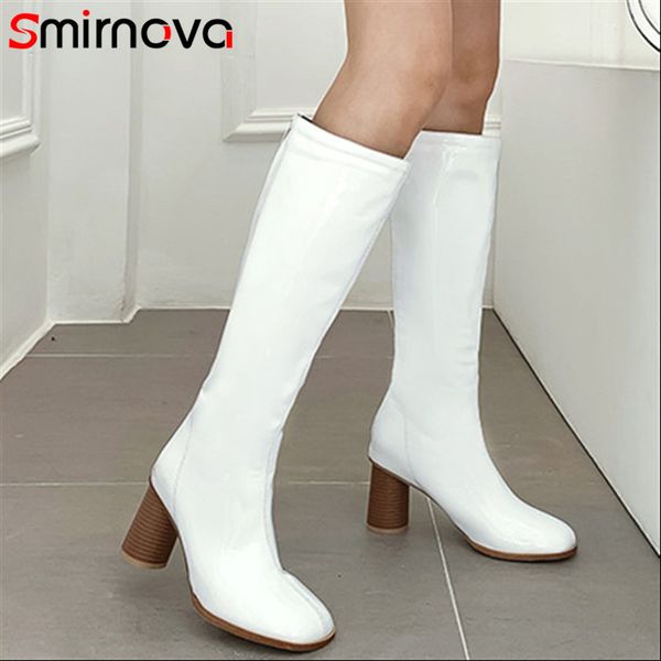 smirnova new arrival 2020 knee high boots black white women boots cool fashion high heels winter womens
smirnova new arrival 2020 knee high boots black white women boots cool fashion high heels winter womens