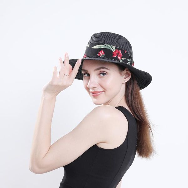 stingy brim hats women's hat summer wide straw big sun uv protection panama floppy beach ladies bow femmel fedoras, Blue;gray
stingy brim hats women's hat summer wide straw big sun uv protection panama floppy beach ladies bow femmel fedoras, Blue;gray