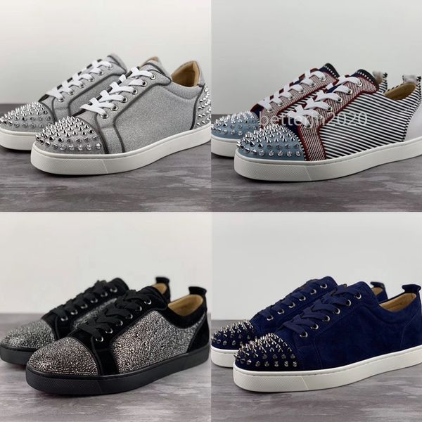 with red bottom sneakers low toe spikes flat red bottoms men women leather trainers party designer mens dress shoes size 35-46, Black
with red bottom sneakers low toe spikes flat red bottoms men women leather trainers party designer mens dress shoes size 35-46, Black