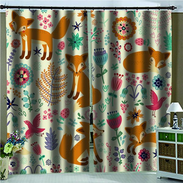 3d curtains blackout for living room kids bedroom fabric cartoon animal depicting plant painting custom curtains
3d curtains blackout for living room kids bedroom fabric cartoon animal depicting plant painting custom curtains