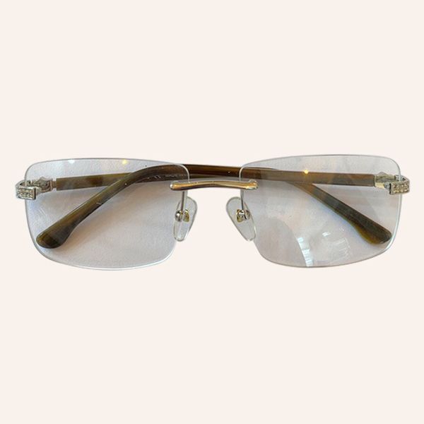 classic glasses frame men women rimless eyeglasses short sighted eyewear brand designer myopia glasses frame, Black
classic glasses frame men women rimless eyeglasses short sighted eyewear brand designer myopia glasses frame, Black