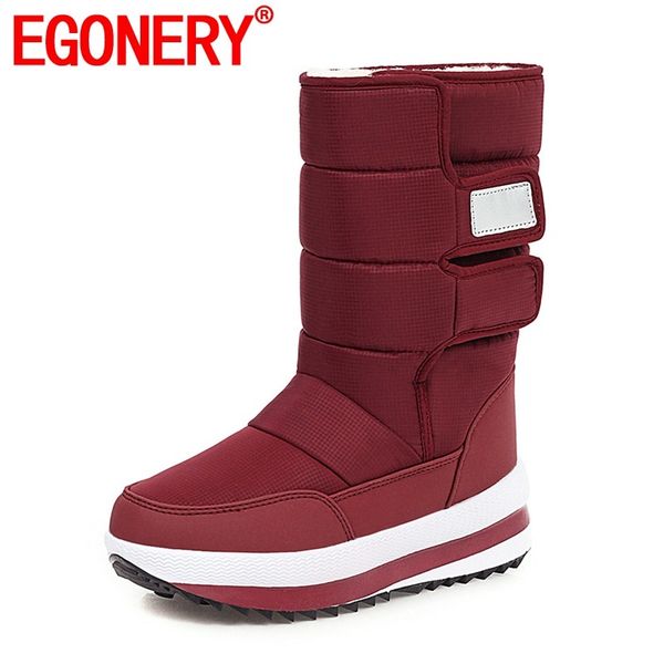 egonery brand woman snow boots winter warm fashion ankle boots 36-41 size wine red round toe 5cm mid heels women's shoes, Black
egonery brand woman snow boots winter warm fashion ankle boots 36-41 size wine red round toe 5cm mid heels women's shoes, Black