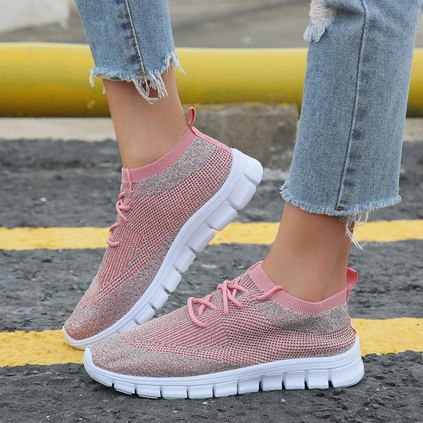 2020 new mesh women's breathable casual lightweight lace-up flat shoes spring and autumn casual shoes for women sneakers, Black
2020 new mesh women's breathable casual lightweight lace-up flat shoes spring and autumn casual shoes for women sneakers, Black