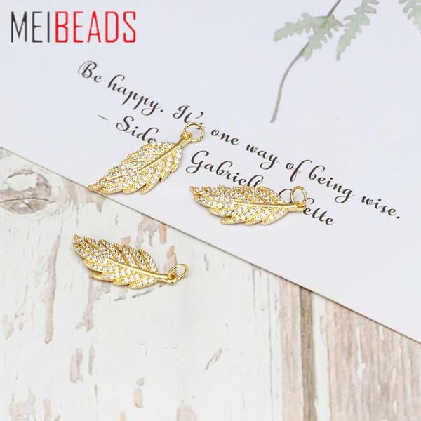 meibeads 1pc metal copper 9*24mm stamping micro pave leaf charm pendants diy floating charms for jewelry making accessories mp14, Bronze;silver
meibeads 1pc metal copper 9*24mm stamping micro pave leaf charm pendants diy floating charms for jewelry making accessories mp14, Bronze;silver