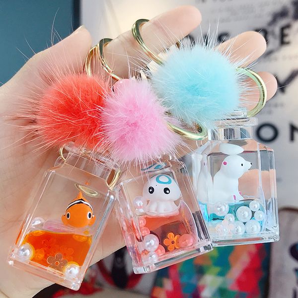 marine animals clownfish doll keychain pompom key chains starry liquid crystal quicksand keyrings for women bag jewelry, Silver
marine animals clownfish doll keychain pompom key chains starry liquid crystal quicksand keyrings for women bag jewelry, Silver