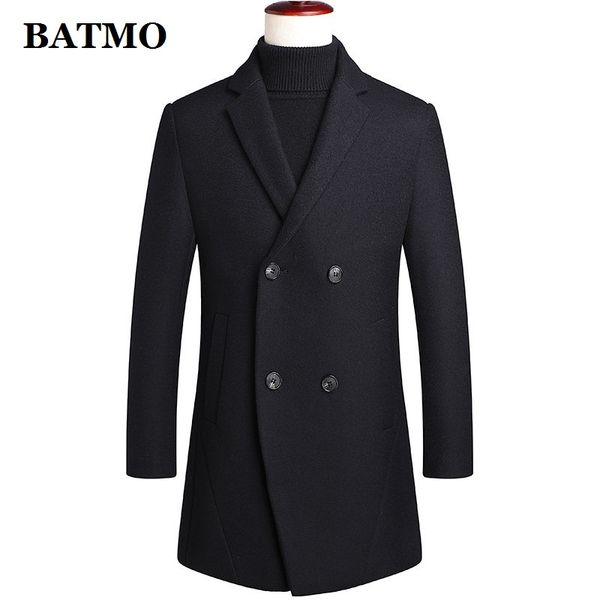 batmo 2020 new arrival autumn&winter double breasted wool trench coat men,men's wool jackets,blc18211, Black
batmo 2020 new arrival autumn&winter double breasted wool trench coat men,men's wool jackets,blc18211, Black