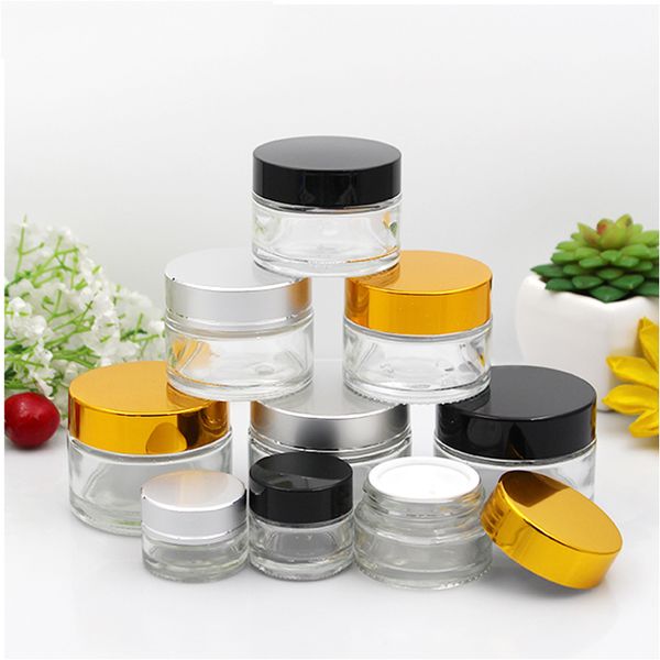 10pcs 5g 10г 20г 30г 50г пустой прозрачный jar стеклянные контейнеры косметические крем лосьон бутылки горшки travel box
10pcs 5g 10г 20г 30г 50г пустой прозрачный jar стеклянные контейнеры косметические крем лосьон бутылки горшки travel box