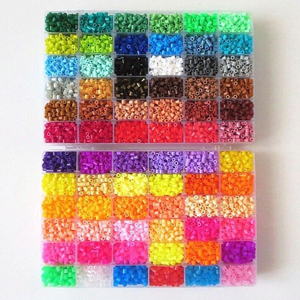 48 colors box set hama beads toys 5mm fuse educational kids diy toys fuse beads plus size pegboard sheets ironing paper y200317
48 colors box set hama beads toys 5mm fuse educational kids diy toys fuse beads plus size pegboard sheets ironing paper y200317