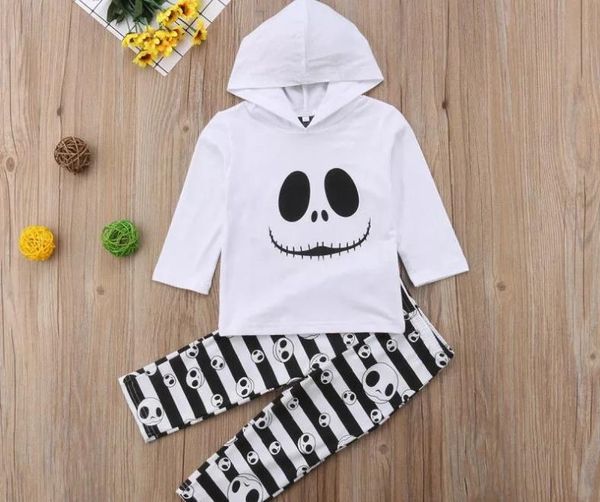 halloween kids 2 piece sets hooded blouse t-shirt striped pants baby girls tracksuits fashion autumn outfits casual child clothing ly917, White
halloween kids 2 piece sets hooded blouse t-shirt striped pants baby girls tracksuits fashion autumn outfits casual child clothing ly917, White