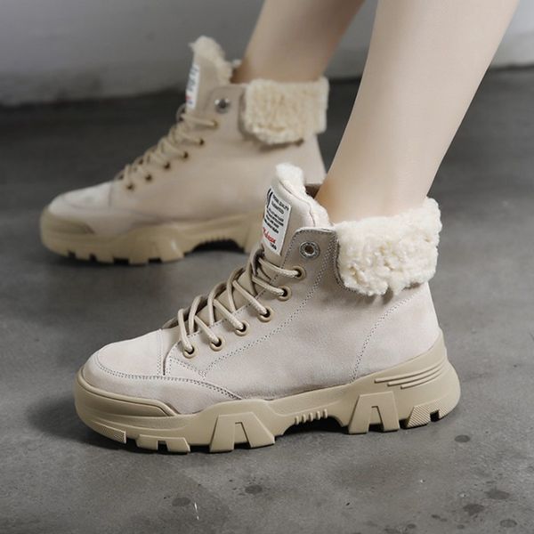 boots women snow flock warm winter lace-up non-slip plush ankle 2021 fashion flats platform, Black
boots women snow flock warm winter lace-up non-slip plush ankle 2021 fashion flats platform, Black