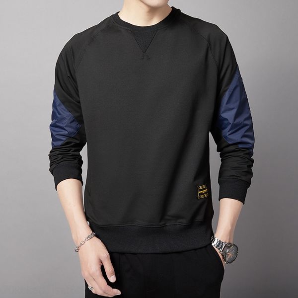 men's autumn korean style upper clothes loose round neck long sleeve sweater t-shirt sweater t-shirt men's clothing 64gdz, Black
men's autumn korean style upper clothes loose round neck long sleeve sweater t-shirt sweater t-shirt men's clothing 64gdz, Black