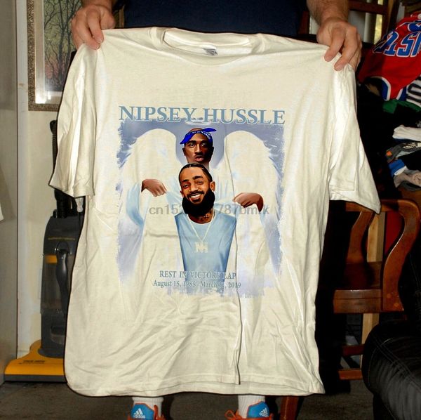 nipsey hussle t-shirt rap r'b hip hop music t shirt fashion 2020 summer new fit brand 100% cotton cross slim printing t-shirts
nipsey hussle t-shirt rap r'b hip hop music t shirt fashion 2020 summer new fit brand 100% cotton cross slim printing t-shirts